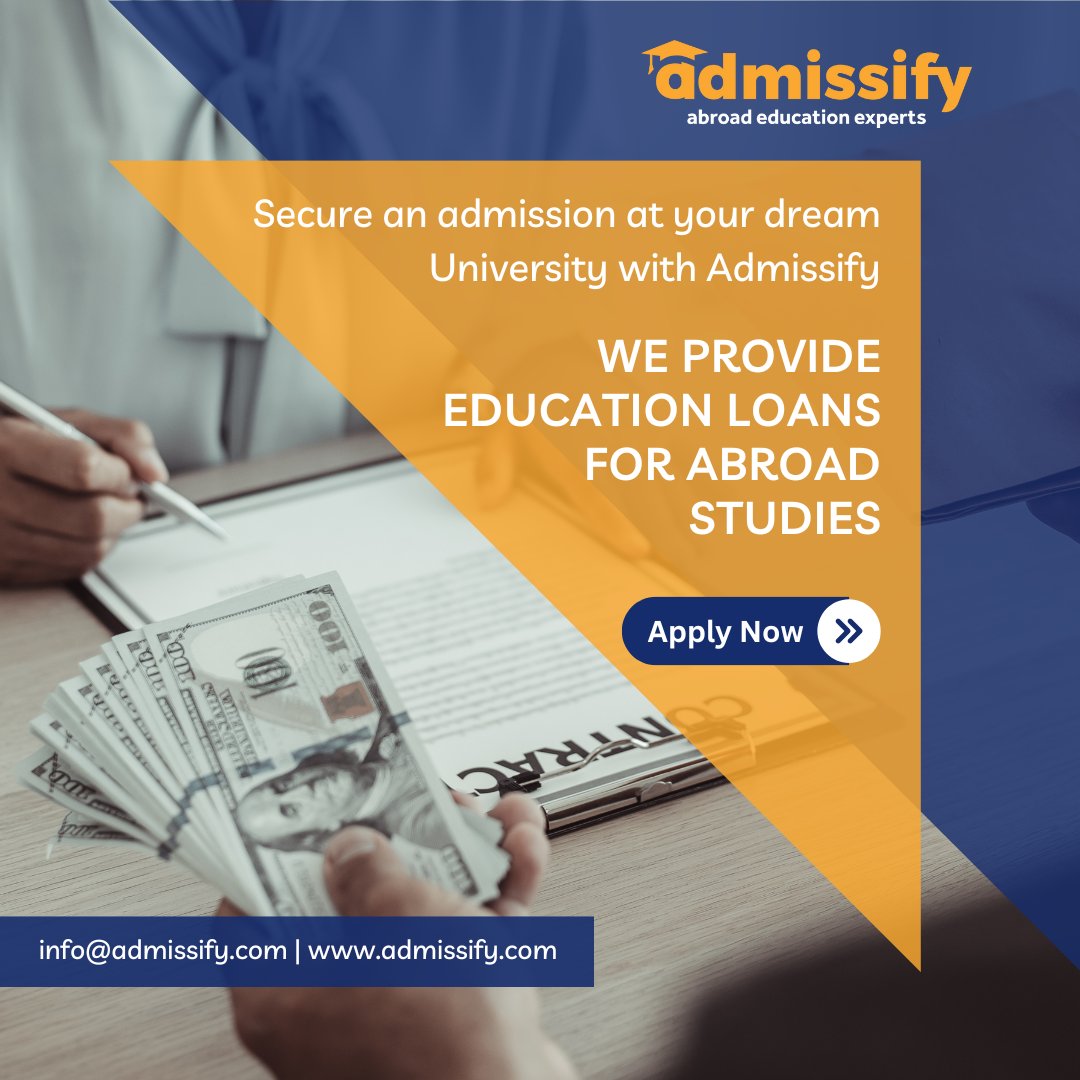 Ready to take your education to the next level and explore the world? Admissify's got you covered! 🌎 

#loan #educationloan #studyabroad #ielts #toefl #Admissify #studyabroad #studyabroaduk #studyabroad2023 #studyabroadlife #studyabroadadventures #studyabroadcanada