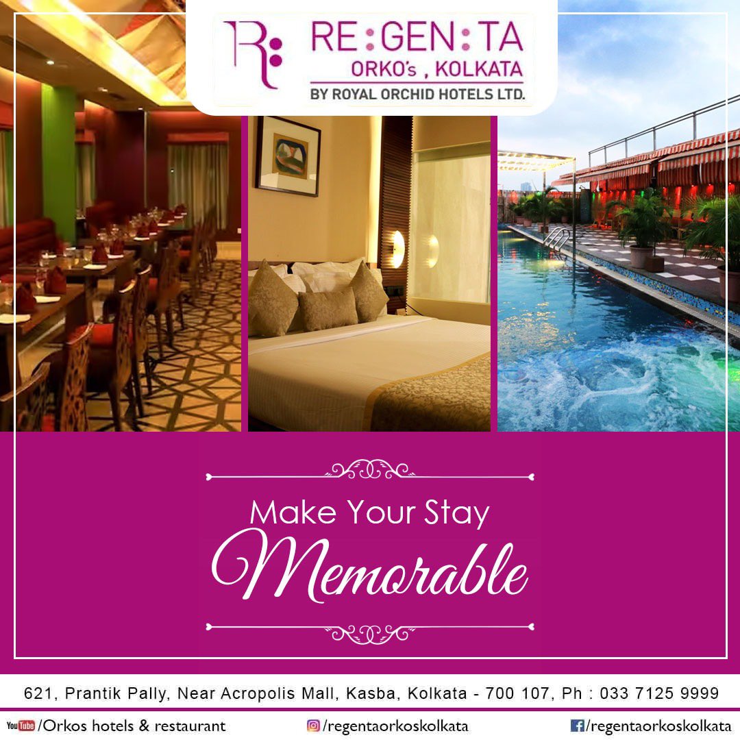 RegentaOrkos's tweet photo. Come to Regenta Orkos Kolkata and experience a lavish stay. 

We have luxurious rooms, a fine dining restaurant and an amazing swimming pool. 

We promise your stay will be worth remembering!! 

For enquiries: 03371259999

#rooms #luxury #hotel #swimmingpool #restaurant #food https://t.co/6lz59MET3z