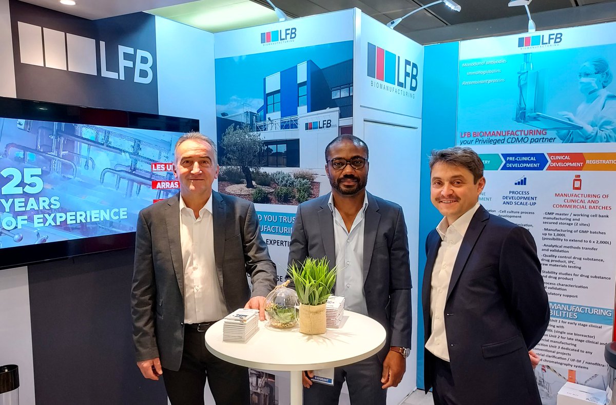LFB_Group's tweet photo. #LFBBIOMANUFACTURING is Gold sponsor of the “France Bioproduction” Congress on 5 &amp;6 /04/2023.
Meet all the team of the Alès site, a medium-sized #CDMO and one of the key units of LFB group for the #Bioproduction of monoclonal antibodies and recombinant proteins. Booth #11 #CFB23 https://t.co/GSMKvBpnI2