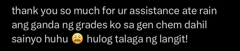 rain_acadcomms's tweet image. General Chemistry Exam feedback~ 
This is from a regular client na super remarkable for me kasi despite the bad first impression grabe yung tiwala na binibigay nya sakin since day 1!! 🥺🫶 Thank you so much po for your trust!! 💓
#RAINacadcommsproofs ✨