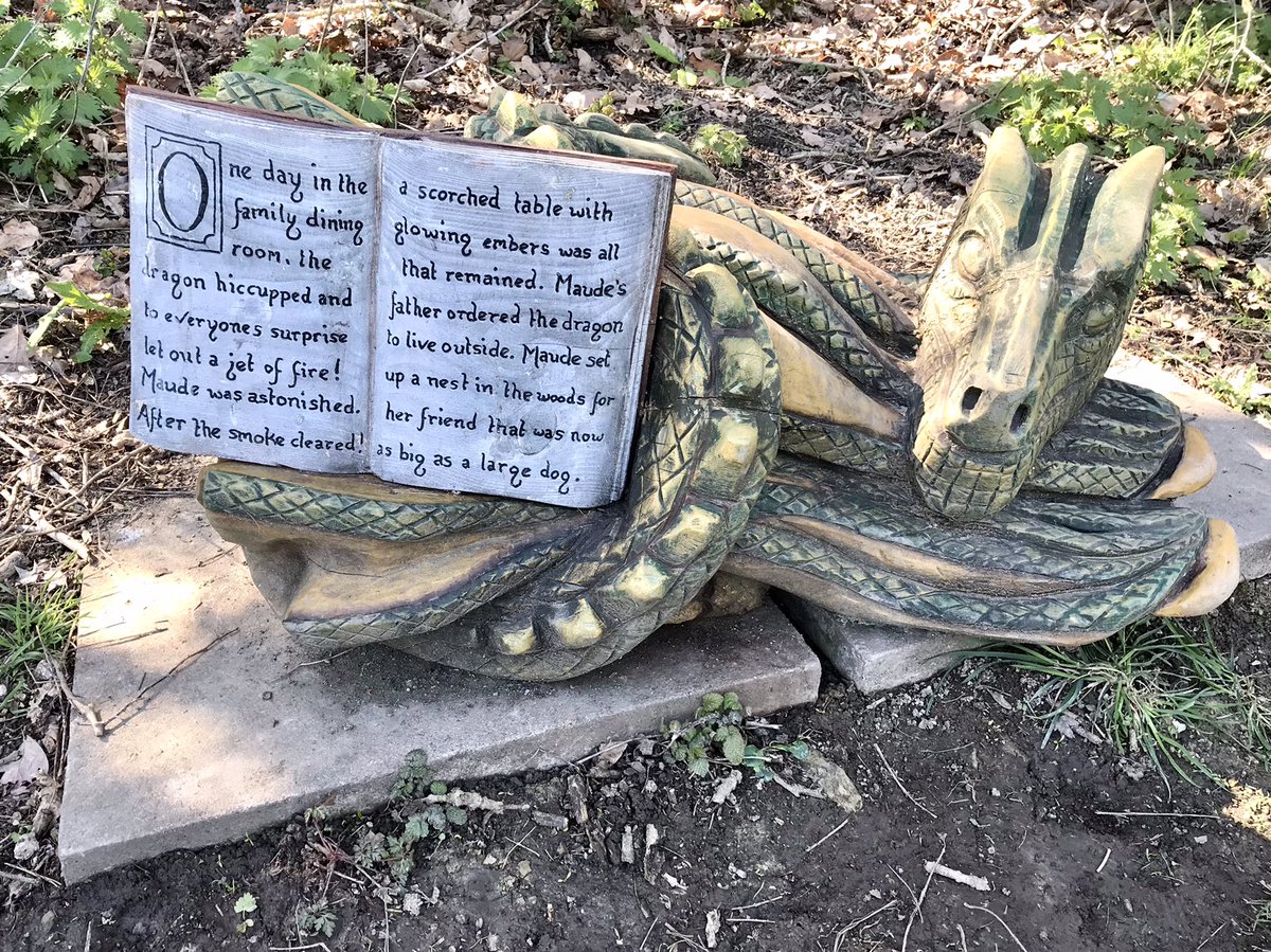 The #Mordiford #dragon may still inhabit Haugh Wood…be warned. #Herefordshire