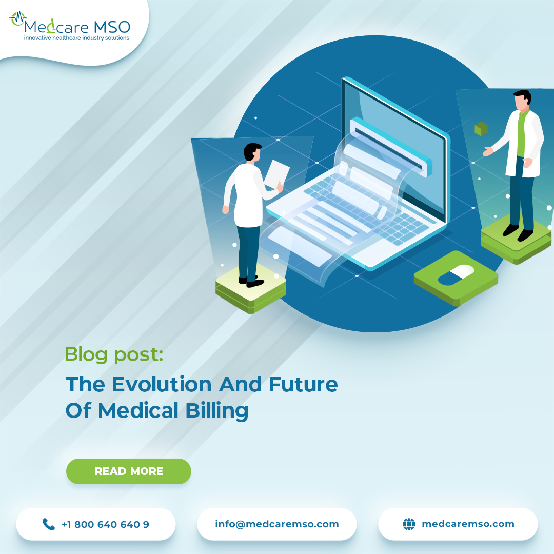 From Paper to Digital: Exploring the Evolution and Exciting Future of Medical Billing. Click the link to learn more. 
bit.ly/437XQmB
 #MedcareMSO #Medicalbilling