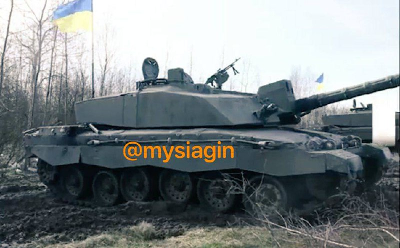 Euromaidan Press on X: British tank Challenger 2 somewhere in