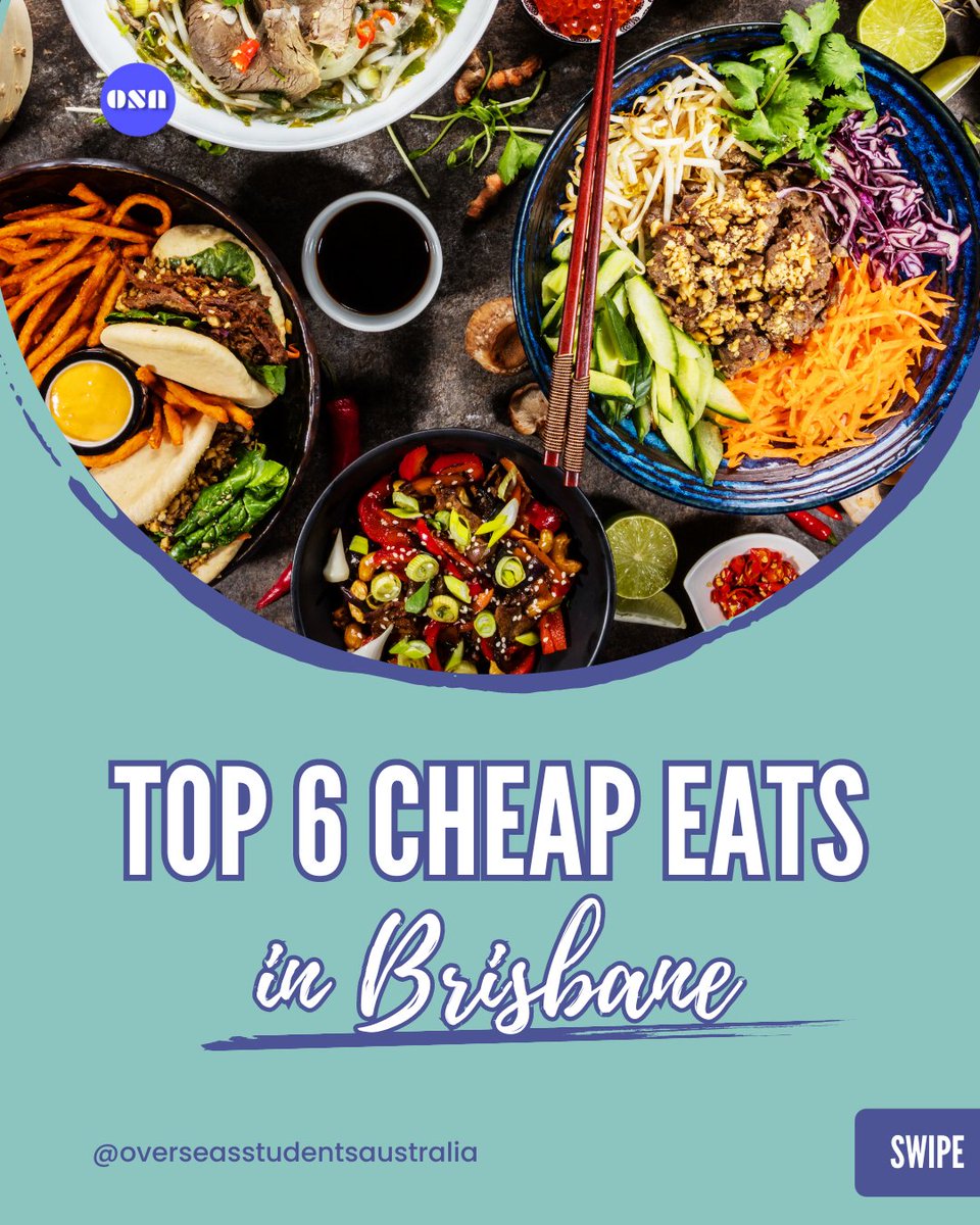ovstudentaus's tweet photo. Craving something delicious but don't want to break the bank?  😋💰

These cheap eats in Brisbane are sure to hit the spot! 🍕🌮

Visit our blog to discover 4 more cheap eats in Brisbane: https://t.co/MsnQhZ2nQp

#brisbane #brisbaneeats #cheapeatsinbrisbane #foodie #satisfying https://t.co/Z8kDUjEV1L