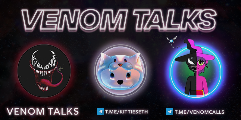 #AMA #ANNOUNCEMENT: 

AMA with <a href="/KittiesEth/">KittiesEth</a> LIVE in 30 mins - 7:15pm UTC/12:15pm PST on t.me/venomcalls 

Website: kittieseth.com
Telegram: t.me/KittiesEth

#VenomTalks