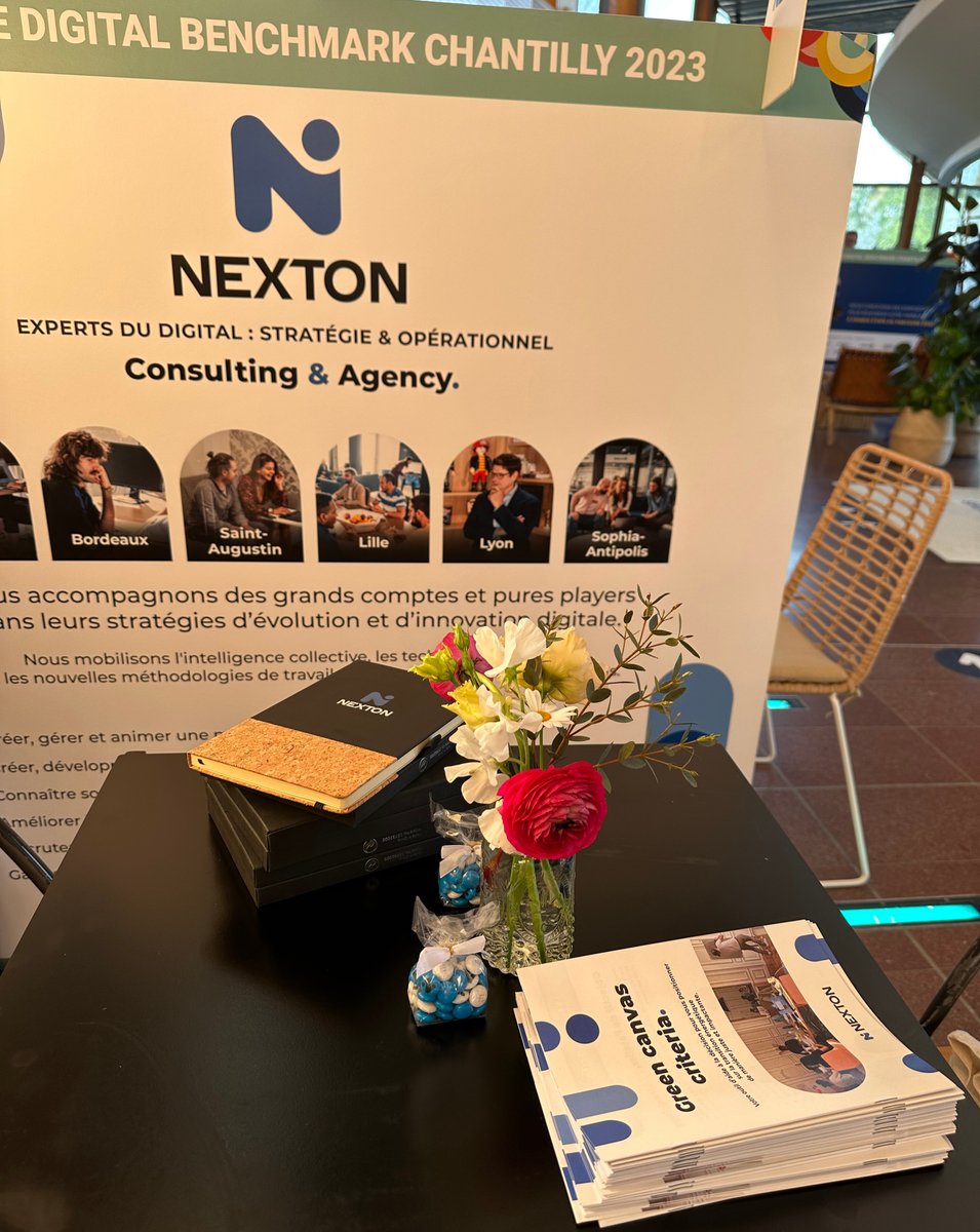 Deuxième journée au #benchebg pour la Team NEXTON !

👋 Retrouvez-nous sur notre stand pour échanger sur vos projets digitaux 📱💻.