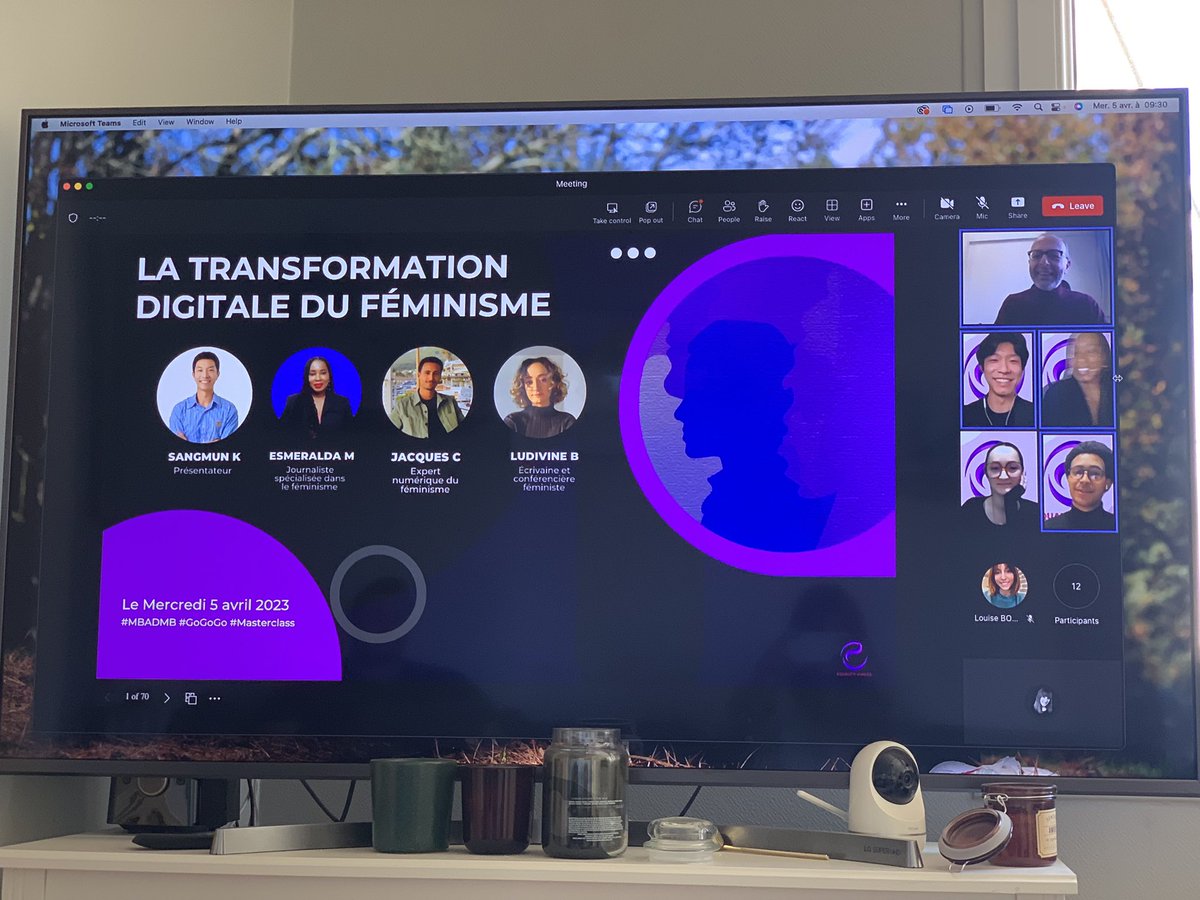 ManonCissePro's tweet photo. C’est parti pour la masterclass sur la transformation digitale du féminisme avec @EqualityVoices 

#Gogogo https://t.co/rAsAaLHtxA