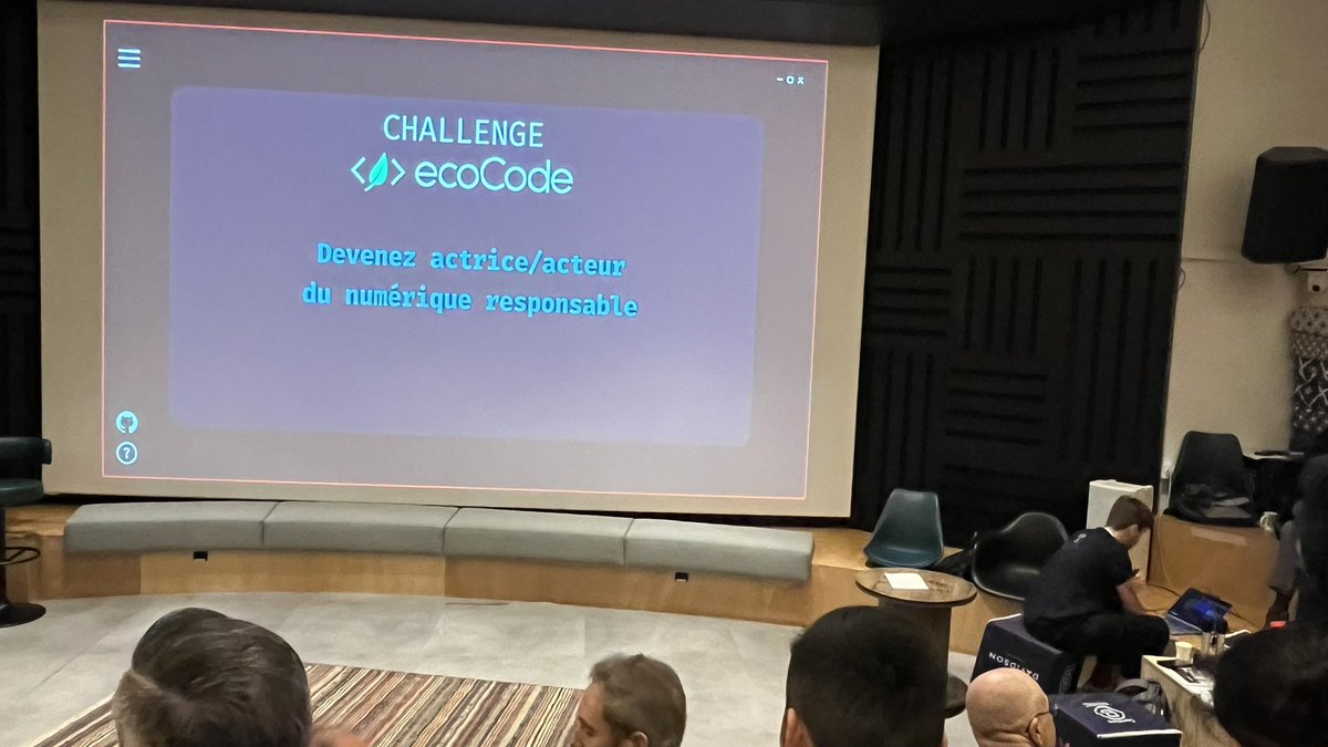 dedece35's tweet image. c&apos;est parti pour le challenge #ecocode au format #hackathon chez Davidson Consulting à Paris challenge.ecocode.io @PagesJaunesTech