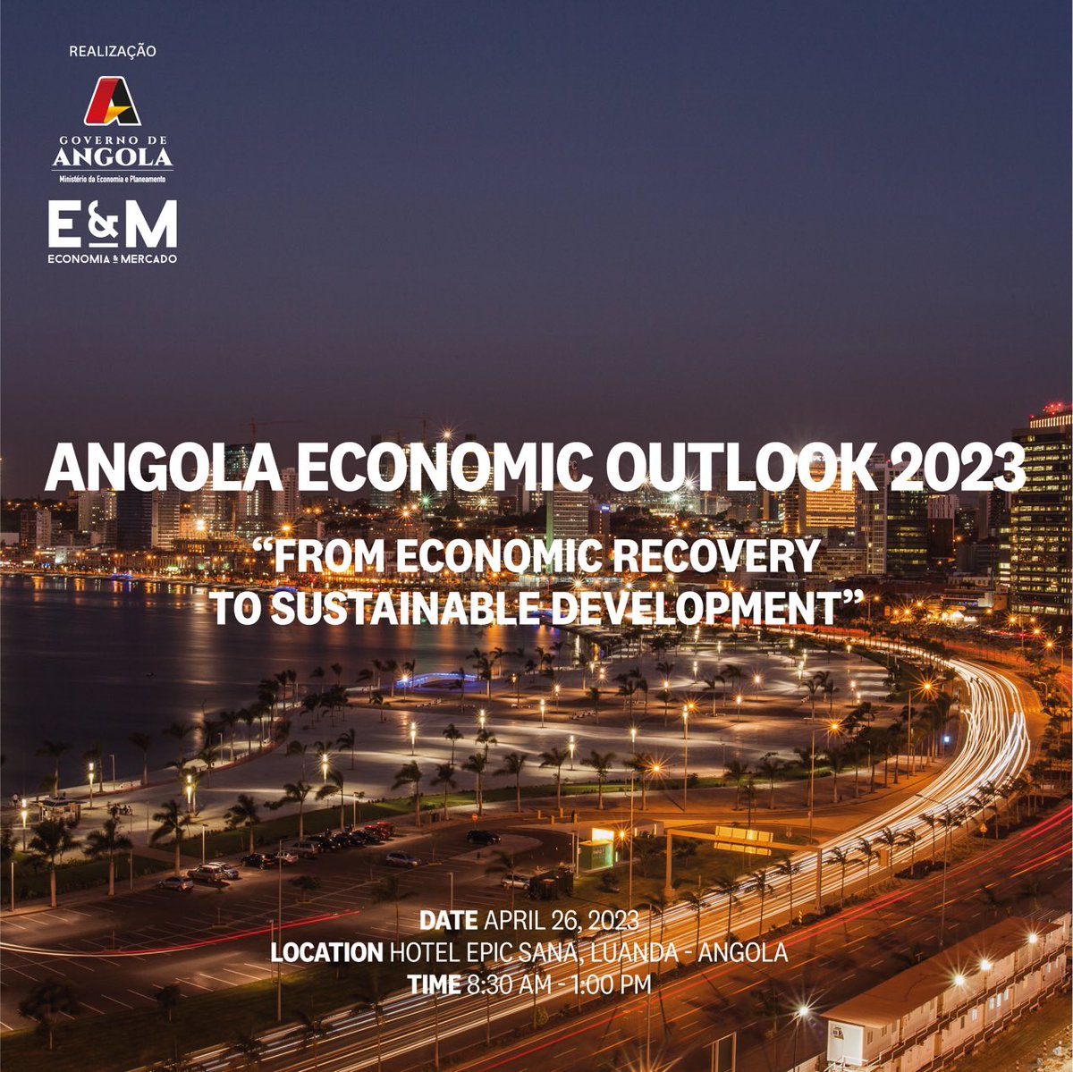 Angola presents the outlook in within the government and all economic agents will operate in 2023. It will happen on April, 26th.
