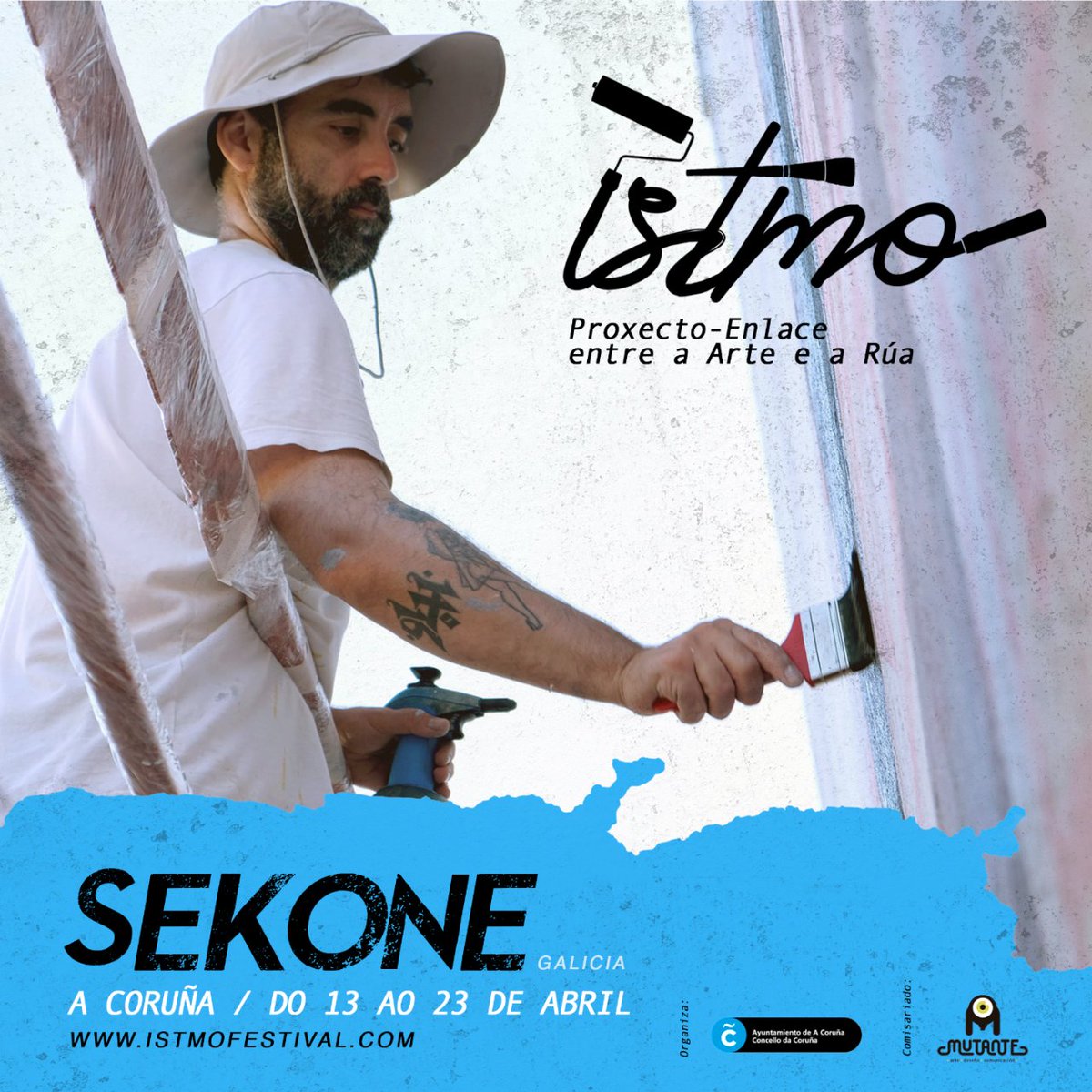 istmo_fest's tweet photo. Arrancamos a presentación dos nosos artistas neste #Istmo2023 con #Sekone, un artista multidisciplinar a cabalo entre o debuxo, a pintura, o deseño gráfico e o muralismo 🪄

🗺 Escola Municipal de Música · R/Torre, 67
👁 https://t.co/DDOOXnTxFO
🔗 https://t.co/IyKb7lOAQp https://t.co/jbPHcS7v0l