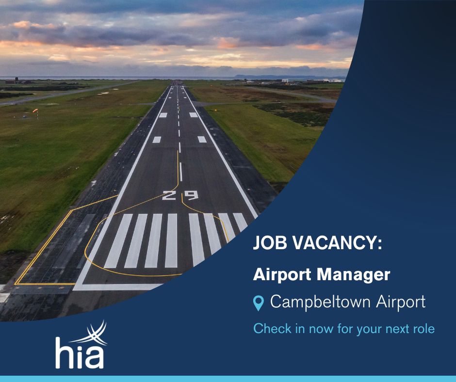 We are looking for a new manager for our airport. This challenging and exciting role offers a great opportunity for an experienced leader with strong communications skills.

Find out more and apply: bit.ly/3KJKC8N 

Closing date: 23 April 2023