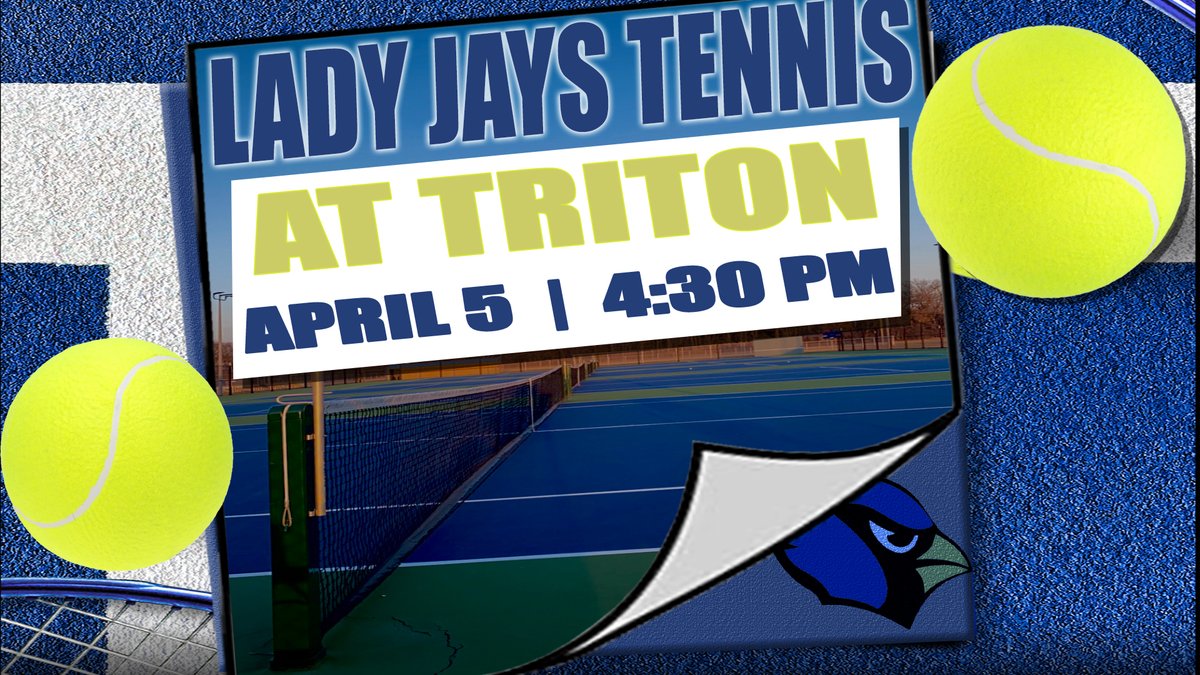 Rain, rain, go away 🌧️
The Jays have their first match today! 🎾

Good luck to the girls tennis team as they take on Triton tonight on the road!