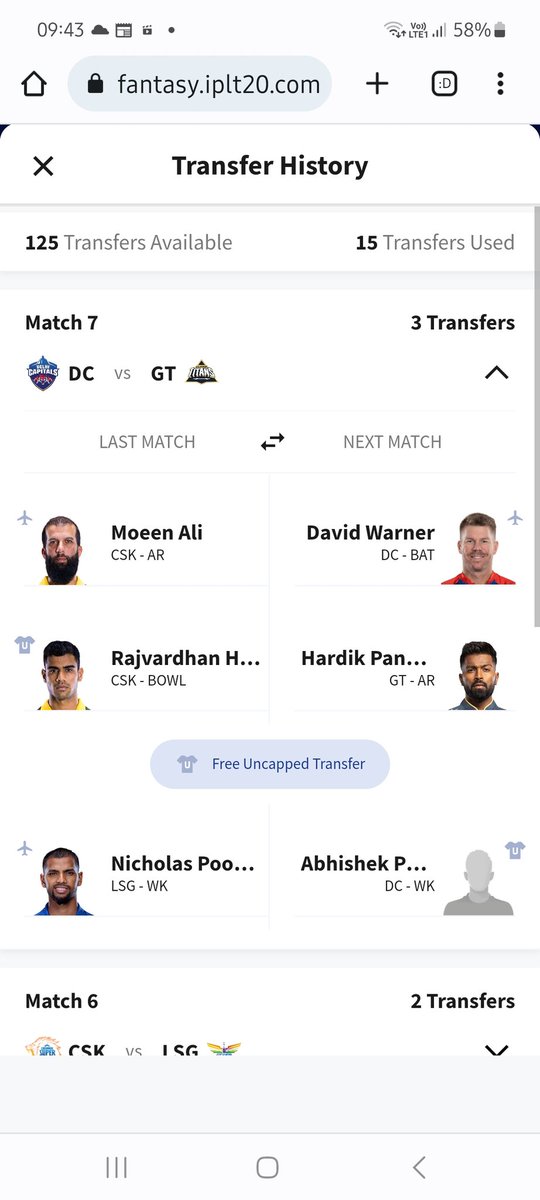 fpldaddy's tweet photo. @IPLFantasy How's this 3 transfers? https://t.co/h02NycuJCG