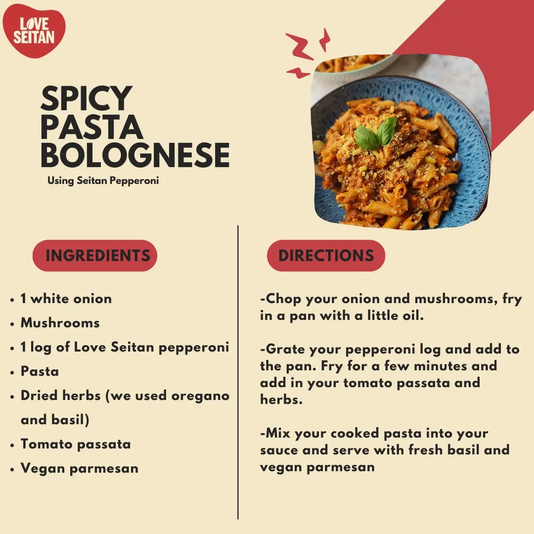 Spicy Pasta Bolognese Recipe 🌶

Make sure you save this post so you can make this delicious pasta dish 😍

ALSO: last chance to bag yourself up to 20% off with our Easter Collection on our website👌