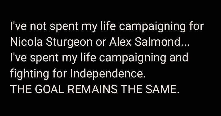 McJagger_X's tweet photo. If today's events haven't changed your mind one single bit and you're still 100% behind Scottish Independence like me...

Give this a re'tweet.
Quote tweet it on your page.
Give this tweet a like.

And... FFS Give me a follow, let us drown out these 'YOONS' and their noise. https://t.co/TfIsXNWmr1