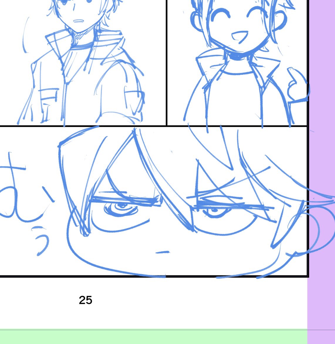 進捗🙋‍♀️3-C描けたの嬉し 