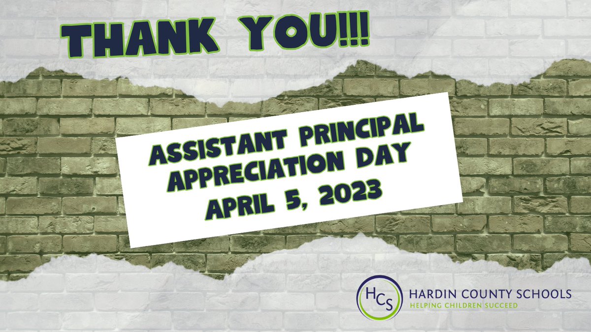 Our assistant principals are heroes!  They are mentors, friends and tremendous resources for our students and staff!!  They work hard to ensure student success!!    We are grateful for our HCS assistant principals!!!