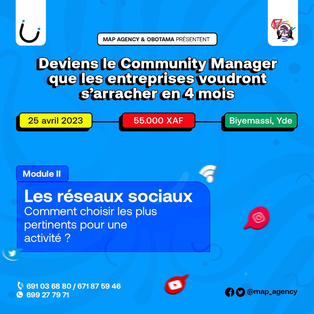 Ma’a Mado a une boutique de fleurs et veut augmenter sa clientèle grâce aux réseaux sociaux, lesquels lui conseilleras tu ? 

Ps: si tu ne sais pas inscris toi à la formation on te montrera comment faire un choix pertinent pour Ma’a Mado 😉