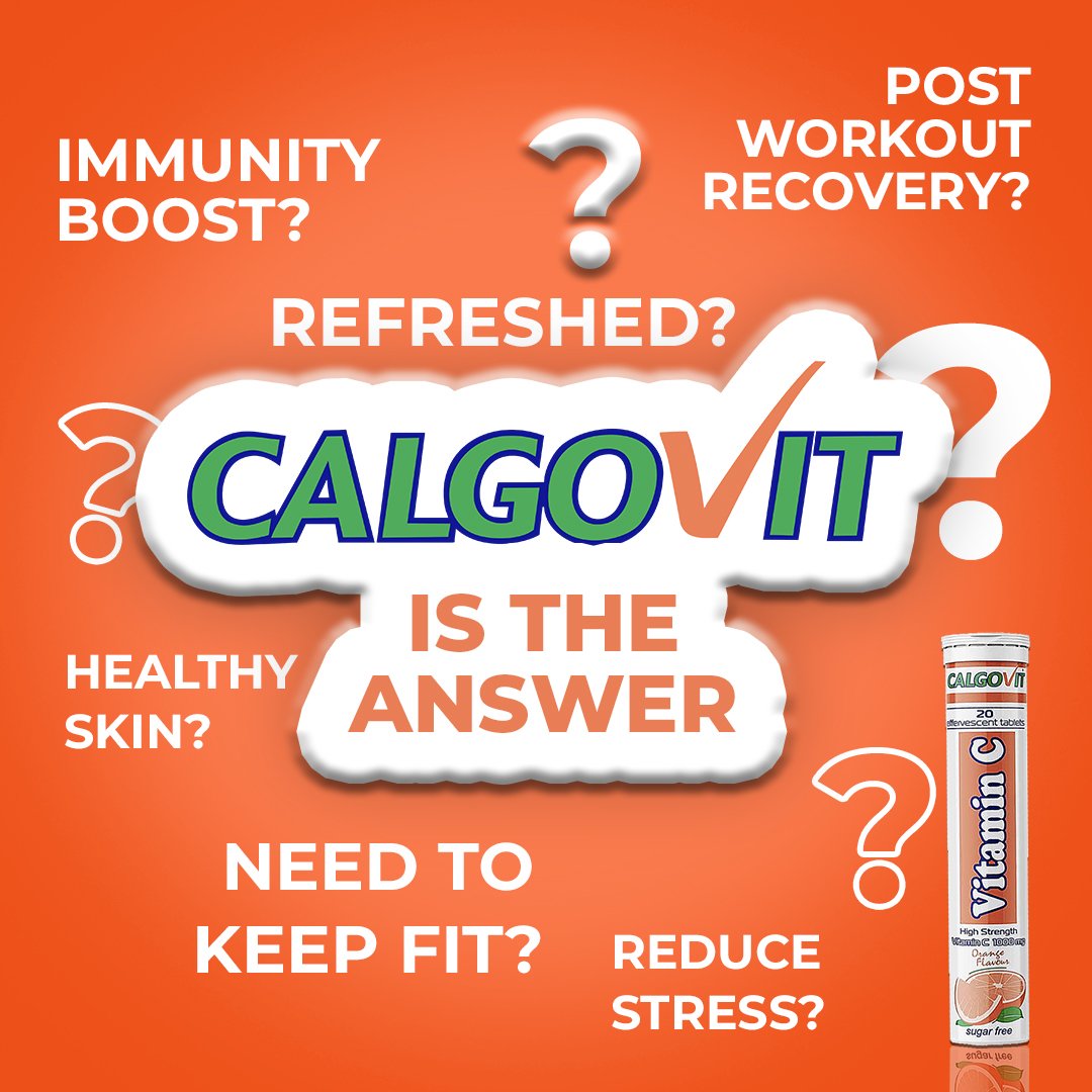 CalgovitNG's tweet photo. Whatever your questions are about keeping fit and staying active, just know that Calgovit is the answer 😎. 
So buy a pack of Calgovit today 🥰. 

Use this emoji ❤️ in the comment section if you love Calgovit Vitamin C.

#Calgovit #BubbleBackWithCalgovit #BubbleBackToLife https://t.co/48unG9gnKi