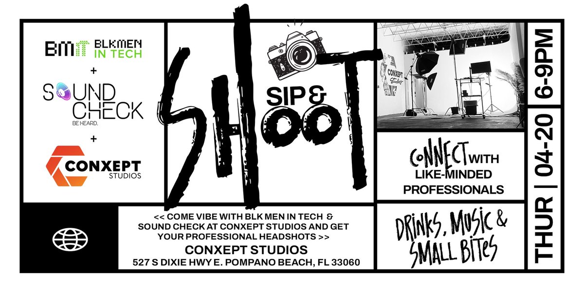 ConxeptStudios's tweet photo. Come Through for the linkage 🔗
&amp; head shots 📸

https://t.co/vI6iueTiyf https://t.co/17vASd0SGn
