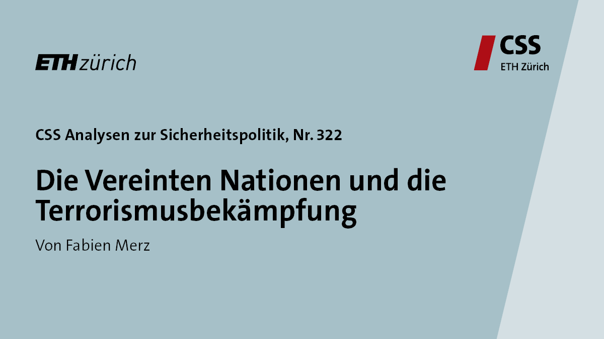 CSS_ETHZurich's tweet photo. Die UNO-Terrorismusbekämpfung hat zwar wichtige Beiträge zu bestimmten Aspekten des weltweiten Kampfes gegen den #Terrorismus geleistet, weist aber auch eine Reihe tiefgreifender Probleme auf, argumentiert @Fabien_Merz in dieser CSS Analyse: https://t.co/3gW9MYNHSL https://t.co/CT45c5SX7W