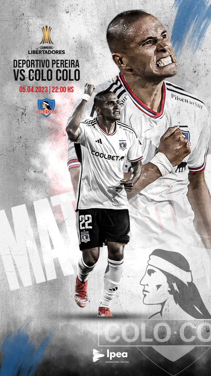 LeaBenegas's tweet photo. Juntos y unidos para ganar este nuevo desafío 💪🏽

🛡️ @DeporPereiraFC vs @ColoColo 
⏰ Hoy, a las 22 (Chile) y 23 hs (Argentina)
🏆 @Libertadores 

¡Vamos Cacique! 

#colocolo #vamoscacique #pereira #libertadores #chile #conmebol https://t.co/ACyKPjJ8AV
