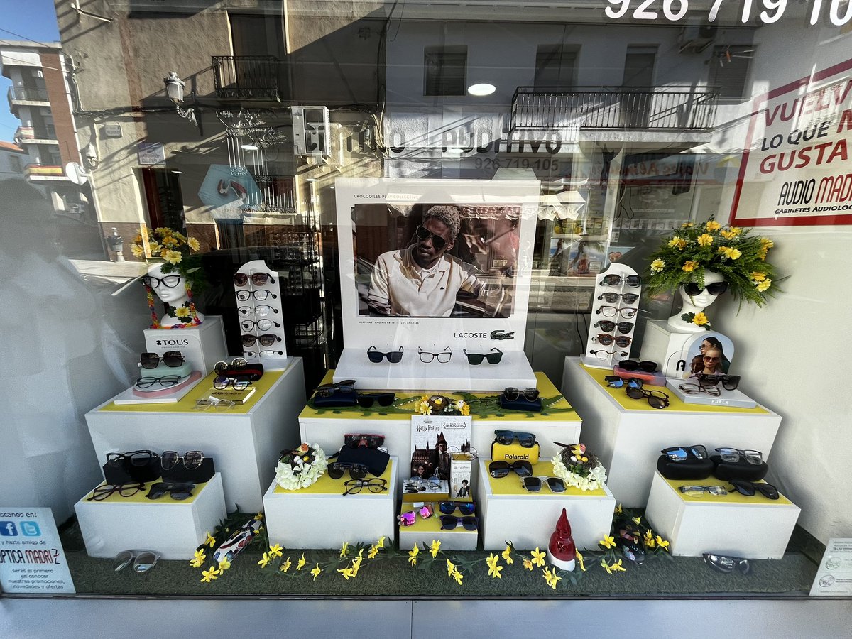 Optica_Madriz's tweet photo. Os deseamos unos 
felices días de descanso!

#primavera2023 #semanasanta2023
#opticamadriz #audiomadriz #almadén https://t.co/v83B3oaCv0