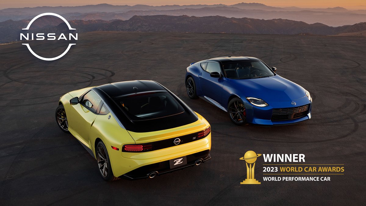 NissanLatino's tweet photo. Por siempre un ícono. Gracias a @WorldCarAwards por nombrar al #NissanZ como el vehículo con mejor desempeño del año en el mundo. https://t.co/2Ik8ElJWiU