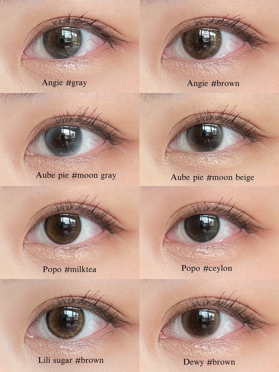 ouummuu's tweet photo. รวม contact lens สุดละมุนน 8 คู่ เปลี่ยนสีตาแบบนัวๆ คัดมาแล้วว่าใส่ง่าย ไม่แต่งหน้าเยอะก็ใส่ได้ สวยทุกคู่เลยย อุ้มใส่เทียบกับตาเปล่าให้ดูในเธรดนะ💖 https://t.co/Dsa5sMEHgG