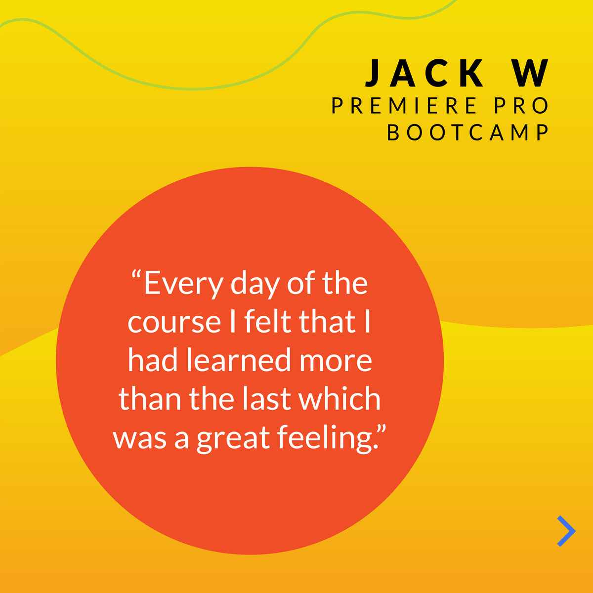 nobledesktop's tweet image. Jack's testimonial about our Premiere Pro Bootcamp just made our day! 🙌💻🎥 We're so happy to have helped him achieve his content editing goals!  #LearnVideoEditing #PremiereProBootcamp #StudentSuccess #NobleDesktop