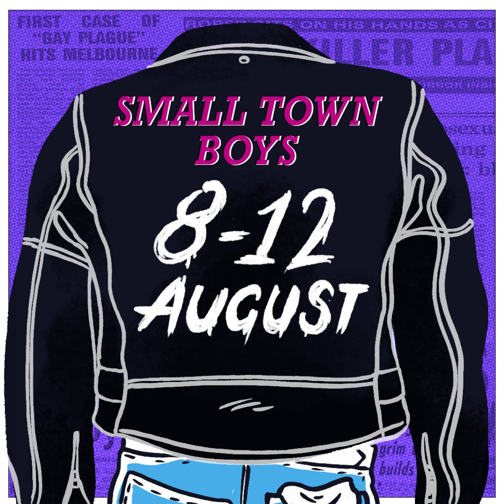 SAVE THE DATE! 🪩📅 

It's Shaper/Caper's 8th birthday, and how better to celebrate than by announcing that our new show, Small Town Boys, will be running from 8-12 AUGUST!

Put the date in your diaries — we can’t wait to show you what we’ve been working on ✨