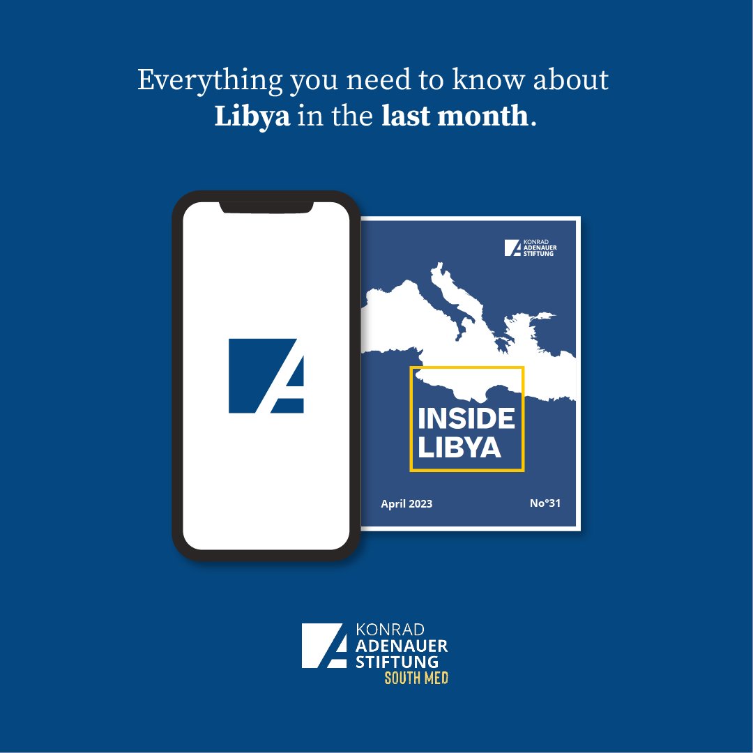 KASpoldimed's tweet photo. 1/3 Our 31st and final monthly report on the most significant political, economic, and social developments in #Libya🇱🇾 is now available
👉https://t.co/6mqXKtMeQH
#InsideLibya provides essential insights into the situation in the region, covering the previous month's key events. https://t.co/kPAYkd70Cz