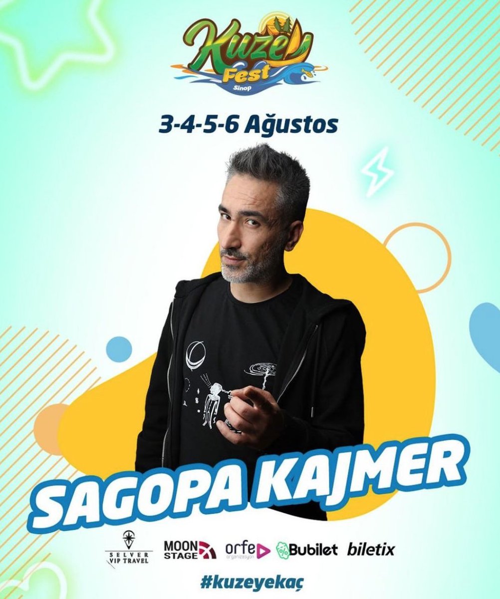 Bu yaz Sagopa Kajmer ile Kuzeyfest sahnesinde buluşuyoruz! Hemen biletini al, yazın en iddialı festivalini kaçırma! 🎟️

#kuzeyfest #kuzeyekaç #sagopakajmer