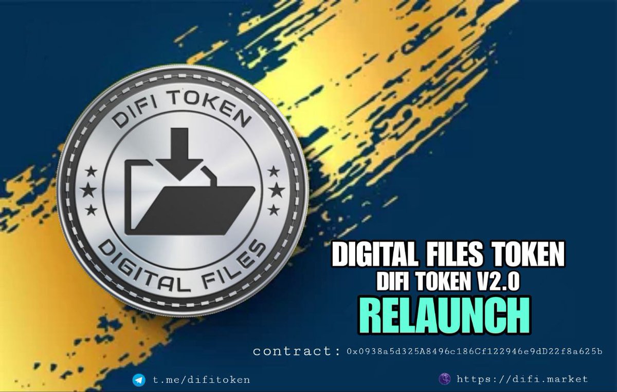 use_AURA_AI's tweet photo. 📣Play 48 Hours Low Tax!

✅Not SUS! Ape it. 

#Digital #Files (#DIFI) 📷 #BSC
0x0938a5d325a8496c186cf122946e9dd22f8a625b
CA | Verified ✅
Age: 4d 3h

LIQ/MC: $16.7k / $51k
Taxes B/S: 1.0% / 2.0%

Max B: 100%
Max S: 100%
Max W: 100%

⏩Tax all for Holders BUSD Rewards! 48 Hours! https://t.co/097yVGISb1