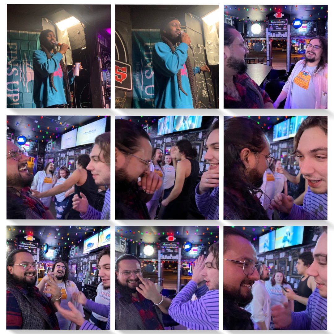 XavierDunson's tweet photo. Last night at @fivesuphigh was a great time, and a wonderful opening night! Thank you to everyone who came out &amp; made this new open mic fun! All the comics did great, the audience members we had were fun!

We’ll be back next week. Same time. Same place. 

Come thru! 😁 https://t.co/m7Lbtme4ya