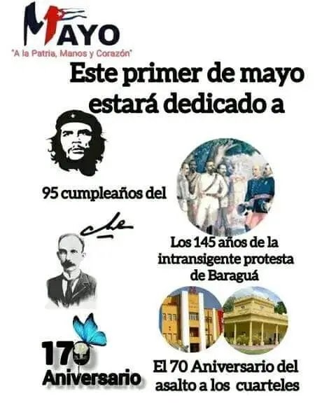 Los trabajadores del #cphem se preparan para este desfile de los trabajadores #CubaPorLaVida #SanctiSpíritusEnMarcha