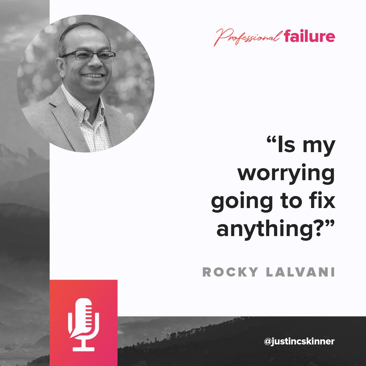 “Is my worrying going to fix anything?” - Rocky Lalvani <a href="/rockylalvani/">Rocky Lalvani</a> 

Listen to Rocky's full episode here: buff.ly/3UJYnpy