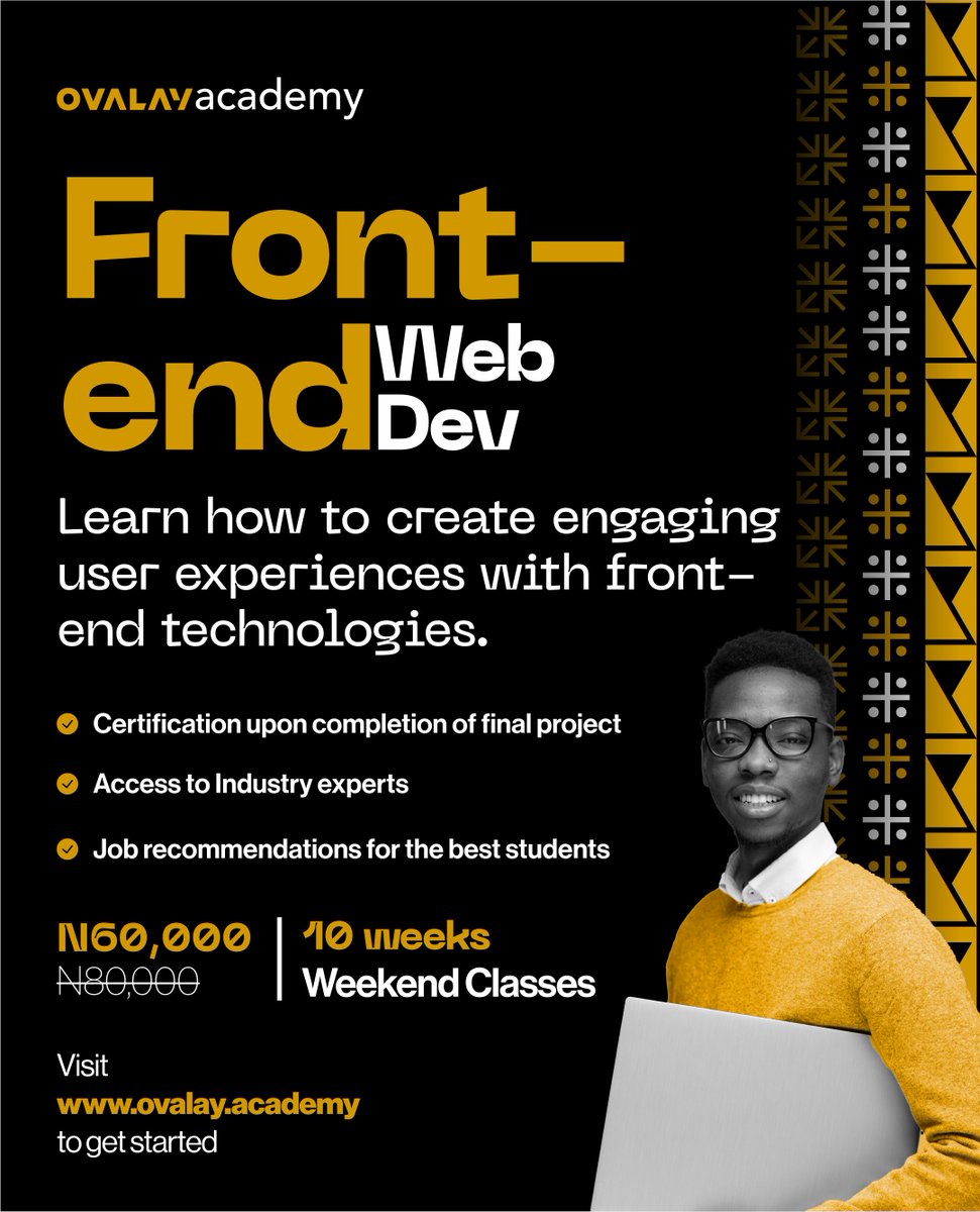 ovalaydigital's tweet photo. To register for any of our courses visit https://t.co/a0KiqS3ru5.
If you experience network issues, loading the website you can try this:
https://t.co/izFkCOQUrP
#ovalayacademy #learnui #learnbranddesign #learnwebflow #learnhtml https://t.co/ZOyrGkvPdW