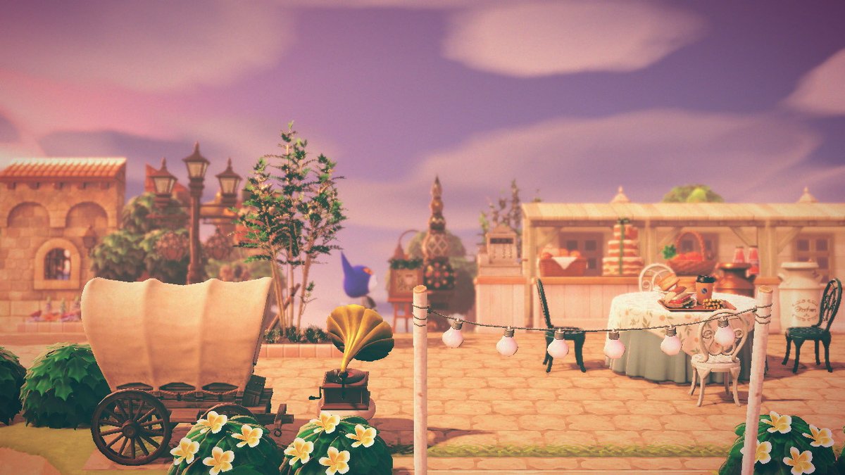 海岸をお散歩中のバンタムおいちゃん。お花の観察に余念がない。
#あつ森
#あつ森写真部
#ペタル島ログ