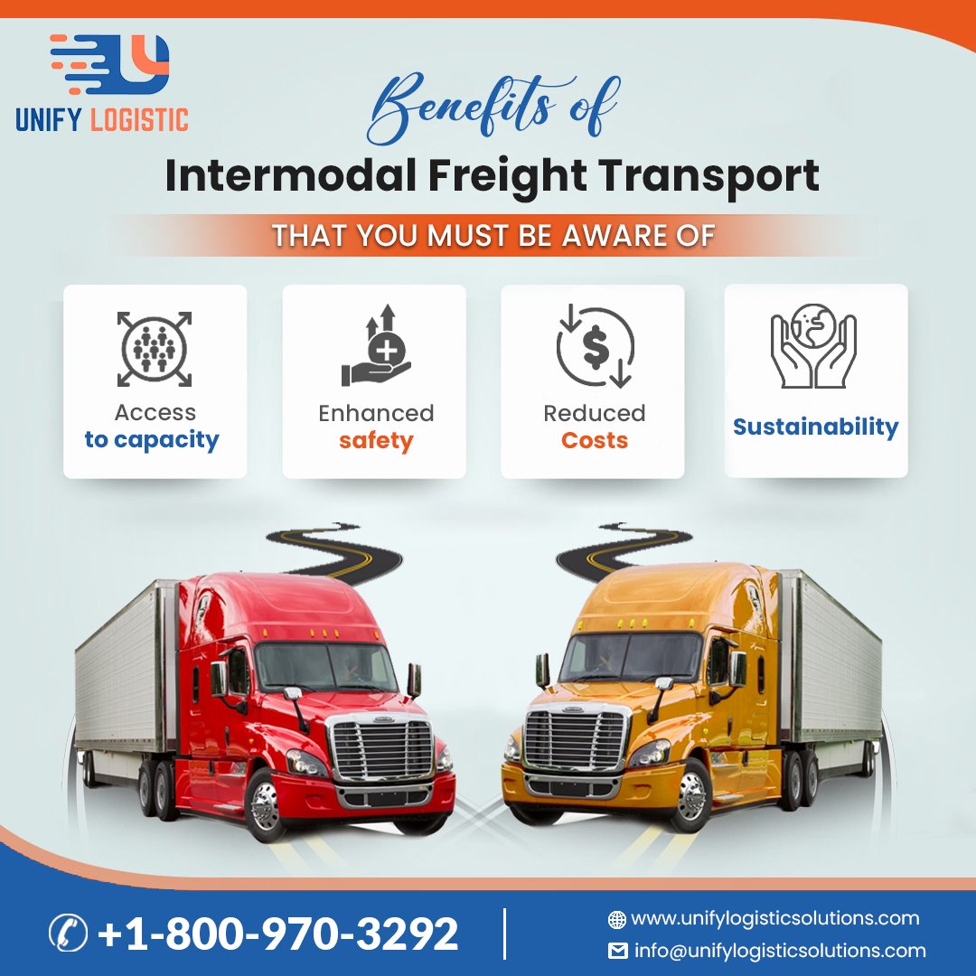 LogisticUnify's tweet photo. We are here to provide a high quality of Intermodal freight transport services. Contact us now!
:
Contact us now for safe and fast deliveries: +1-800-970-3292
Visit: - https://t.co/3zB9PlaTp7
:
#unifylogisticssolutions #export #pullingtrailer #transportation #cargo #logistica https://t.co/p1qfnxg6zS