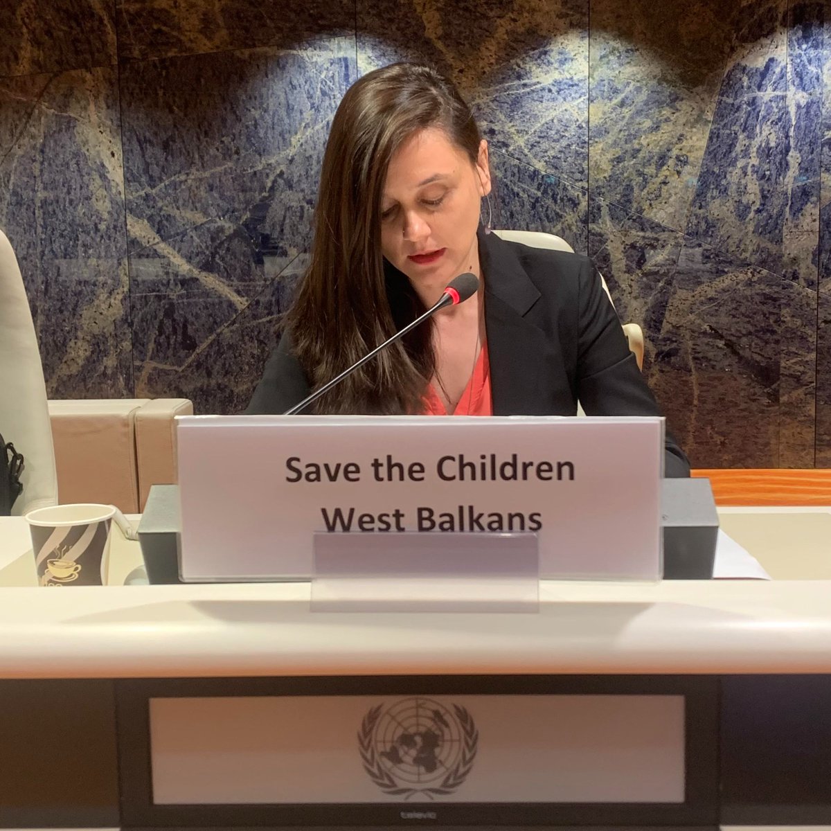 UPRinfo's tweet photo. #PS43 @scnwb discussed #childrensrights. It recommended that migrant children and families in 🇷🇸 receive adequate protection and care, and to adopt the Act on the Rights of the Child. 
#Serbia #HumanRights https://t.co/1ps2Nhu7JS