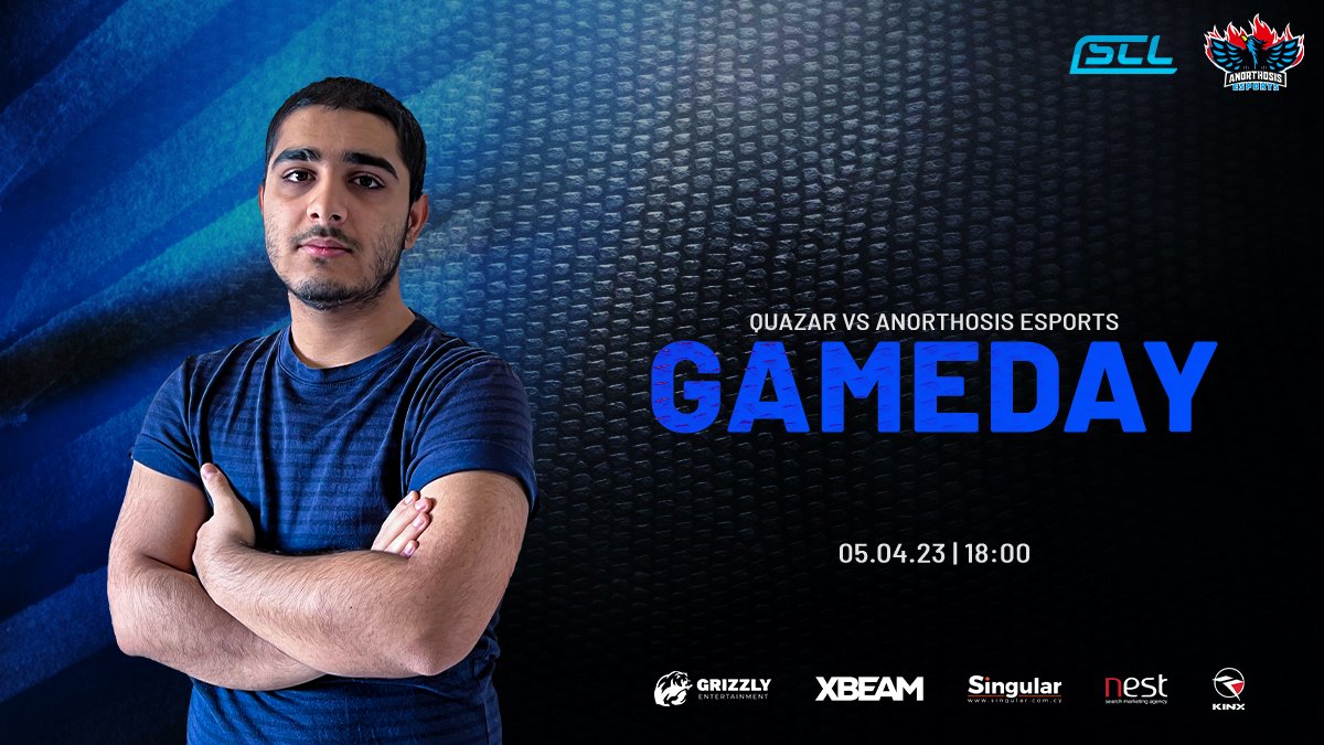 anoesports's tweet photo. 🔥GAMEDAY 05
🏆@scleague_net MASTERS DIVISION
⚔️Quazar
🕓18:00
📲#ANOcsgo #For1911Reasons #FreedomToFamagusta #xbeam #singular #nestmarketing https://t.co/NKJUUqr1Fs