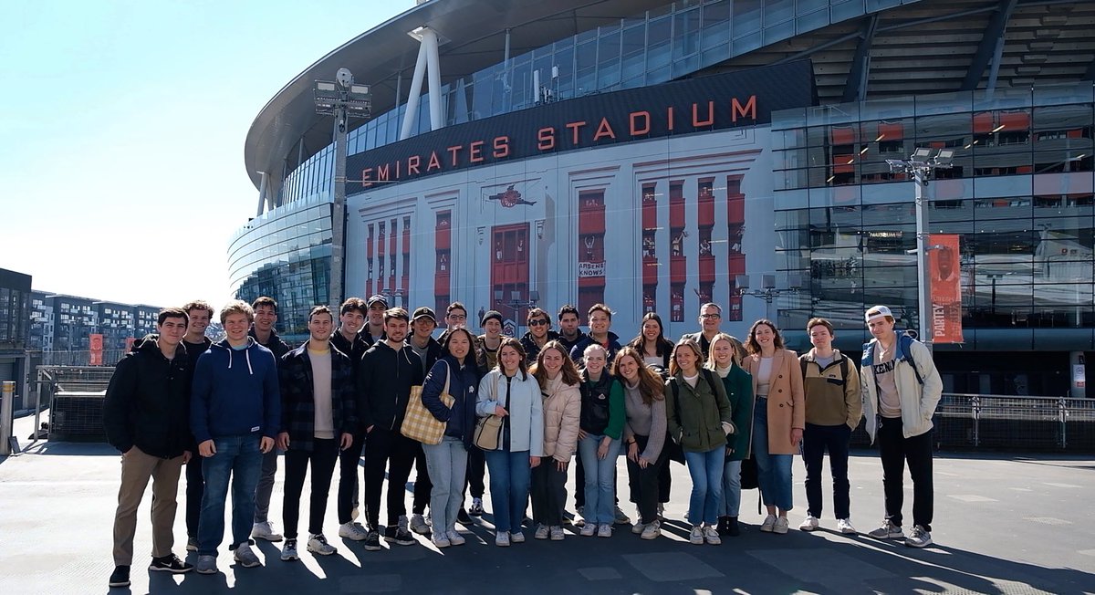 BRITAIN &amp; THE GLOBAL GAME field trip. Walking tour of Highbury &amp; Emirates stadiums. ⁦<a href="/londonwalks/">London Walks</a>⁩ ⁦<a href="/Arsenal/">Arsenal</a>⁩ ⁦<a href="/NotreDame/">University of Notre Dame</a>⁩ ⁦<a href="/arsenalamerica/">Arsenal America</a>⁩
