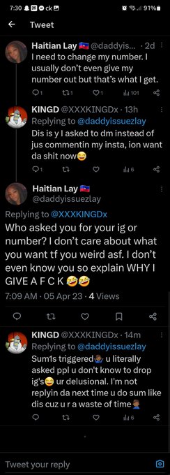 Dis is an example of modern delusional girls. Literally posted to drop ig's, I don't normally give out<a href="/tag/bdsm"class="tags"><span>#bdsm</span></a><a href="/tag/women"class="tags"><span>#women</span></a><a href="/tag/dom"class="tags"><span>#dom</span></a><a href="/tag/kingshit"class="tags"><span>#kingshit</span></a><a href="/tag/onlyfans"class="tags"><span>#onlyfans</span></a>