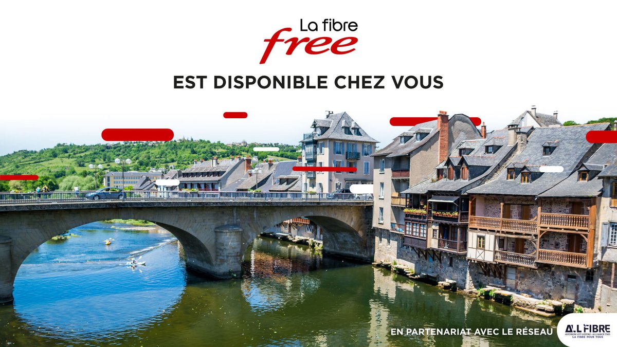 La Fibre Free est disponible sur le réseau <a href="/ALLianceTHD/">ALLiance Très Haut Débit</a> et arrive sur les communes de : 
📍Brandonnet
📍Compolibat
📍Foissac
📍Lanuejouls
📍Naussac
📍Privezac
<a href="/dept_aveyron/">Département de l'Aveyron</a> <a href="/Prefet12/">Préfète de l'Aveyron</a> <a href="/ladepeche12/">La Dépêche Aveyron</a> <a href="/CPAveyron/">CentrePresseAveyron</a>
<a href="/Media12Aveyron/">media12</a> #Fibre #Free #Aveyron #AveyronNumerique