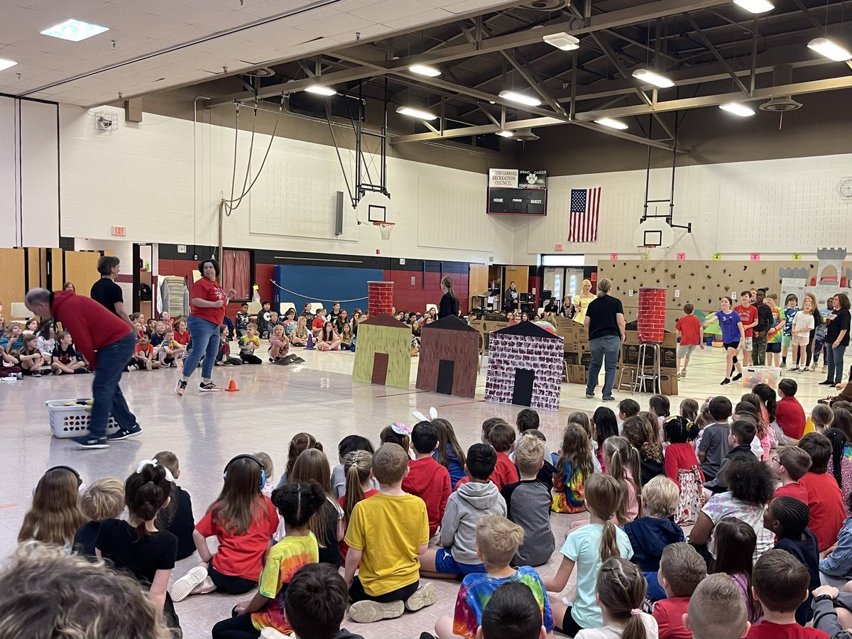 CCPS_SGE's tweet photo. SGE’s Pep Rally is under way with a fairy tale theme!  We are so proud of our Top Tigers!! https://t.co/XW5bUtpe4H
