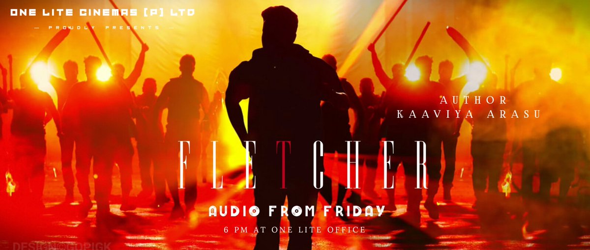 CinemasLtd's tweet photo. BOOM π€―π₯
#FletcherAudioTrack on April 7 at One Lite office, Chennai π
#Nickelstar @Dir_kaavi sir
#FletcherAudioTrack
#Fletcher
#OLC10 #Nickel6 https://t.co/1yZVulvWNy