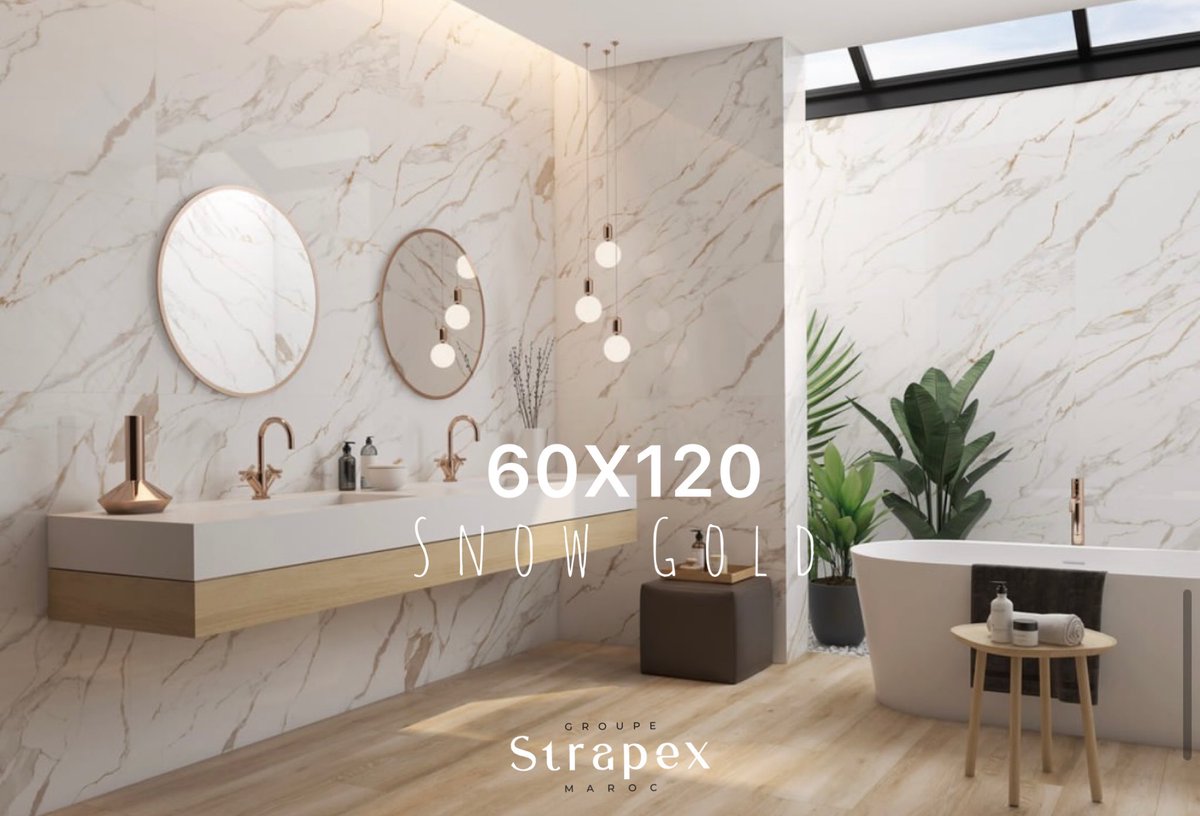strapexmaroc's tweet photo. SNOW GOLD PULIDO 60x120 PORCELAIN RECTIFIE .
#2023 https://t.co/Pqd3AhJ4Go
