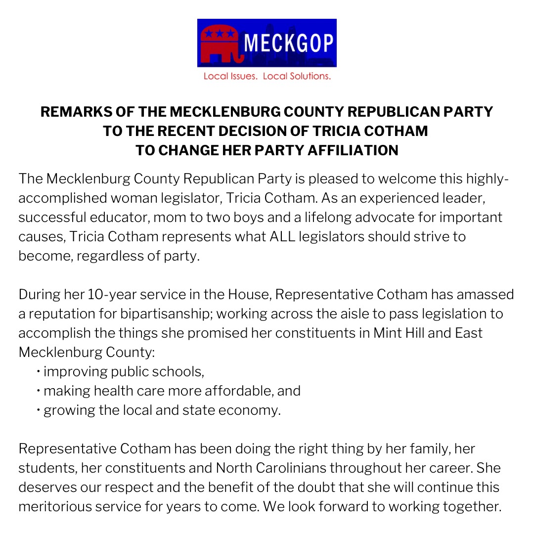 MeckGOP (@meckgop) on Twitter photo 