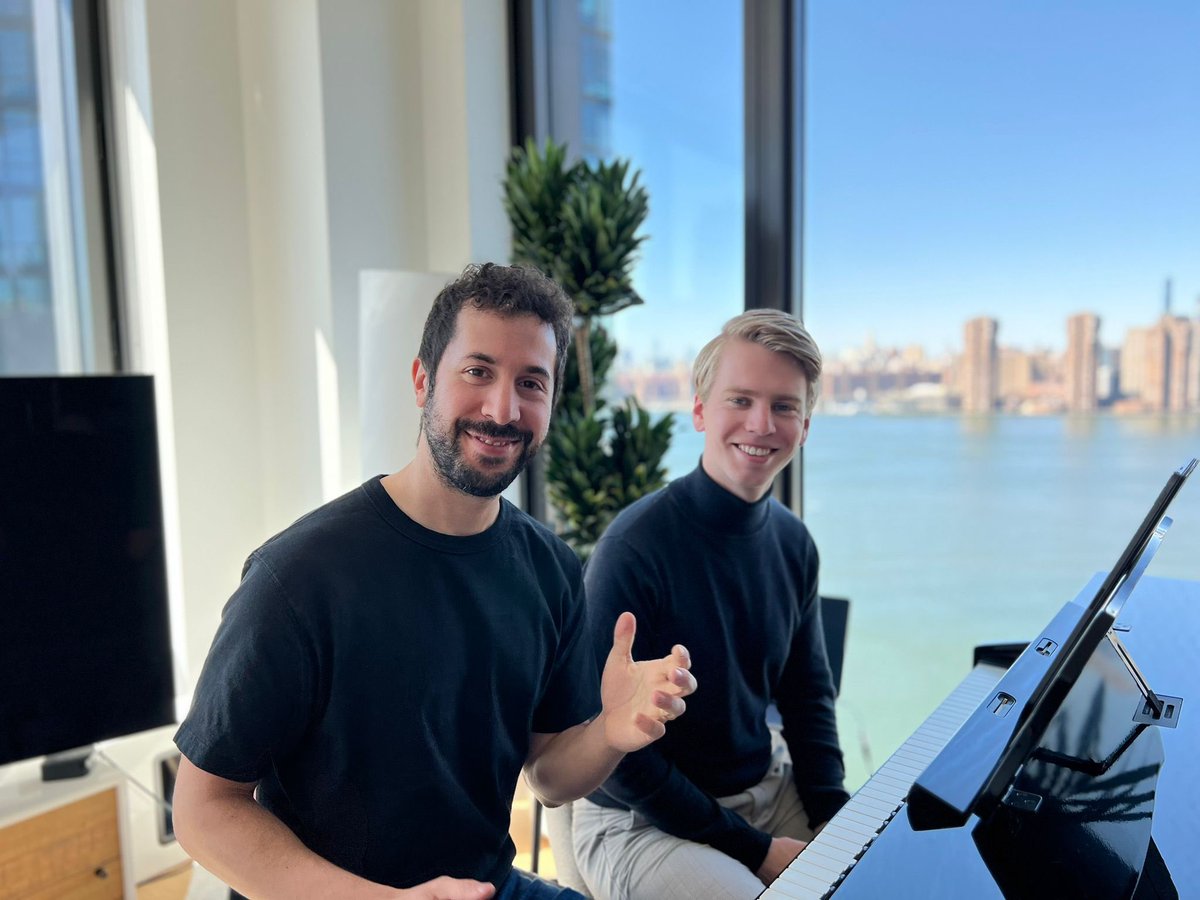 RvEngelenhoven's tweet photo. Reunion with the one and only @francoalbertini in New York 🎹 https://t.co/QX0wdFIcuD